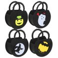 thumbnail image 4 of KAKOWELY 4 bolsas de dulces con asa para fiesta de Halloween, bolsas de dulces con dibujos animados, 4 of 4
