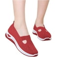 thumbnail image 4 of HeaCare Orthowalk Shoes for Women Orthopedic Arch Support Woven Mesh Breathable Soft Sneakers Slip On Wide Diabetic Footwear, 2025 New Mothers Day Gifts, 4 of 9