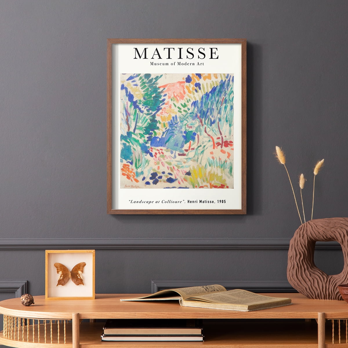 Matisse CLXXVI Framed Print in Brown Solid Wood 8 x 10 Framed Print