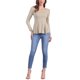 thumbnail image 2 of INSPIRAR CHIC Camisetas de Mujer de Manga Larga con Cuello Redondo Casual Camisas Peplum S Caqui, 2 of 6