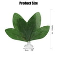 thumbnail image 4 of 4uds Almohadilla de Hoja para Pez Betta Unique Bargains con Ventosa Verde 3.74'x3.74', 4 of 7