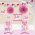 thumbnail image 1 of Amscan 240888 Welcome Little One Girl Roon Deco Kit - Pack of 6, 1 of 1
