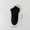 thumbnail image 4 of 5/7/10 Pairs of Men/women Boat Socks Plain Color Anti Odor Summer Ankle Socks Casual and Breathable Low Waisted Socks, 4 of 5