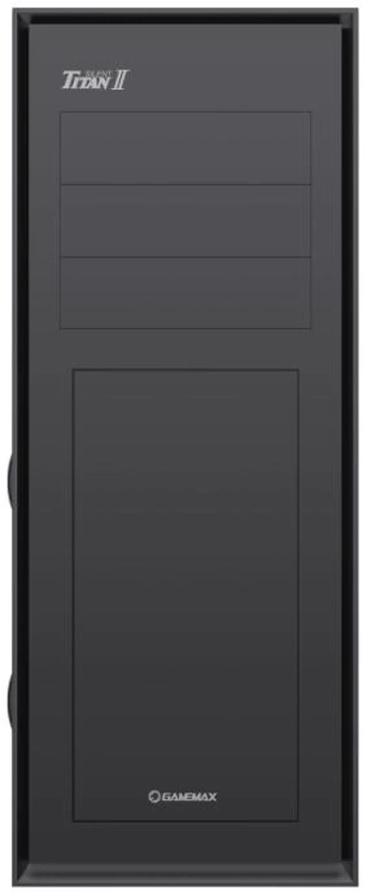 GAMEMAX Titan Silent 2 Black USB3.0/Type C ATX Gaming Full Tower Computer Case w/3 x Silent Fans (Pre-Installed). Support 4090 GPU and 360mm AIO