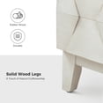 thumbnail image 3 of Tina's Home Modern 2-Drawer Solid Wood End Table with Built-in USB & Power Outlet, Small Space Storage Cabinet for Living Room, Office (White, Set of 2), 3 of 7