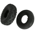 thumbnail image 1 of 4.10-4 Tire and Inner Tube Set, Long Durability Rubber Abrasion Resistant Snowblower Tire Tube  for Generator for Yard Trailers, 1 of 7