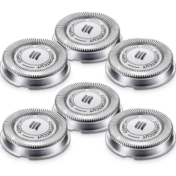 6 Packs Sh30 Shaver Heads For Philips Electric Shaver 1000, 2000