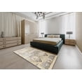 thumbnail image 5 of Ahgly Company Machine Washable Indoor Rectangle Traditional Camel Brown Area Rugs, 5' x 8', 5 of 7
