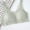 Green, variant on Front Closure Lace Bra for Women Longline Wireless Padded Bra Push Up Bralette Adjustable Sexy Comfort Lingerie Top