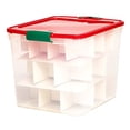 thumbnail image 2 of Open Box HOMZ 31 Qt Holiday Plastic Container w/ Latching Handles (4 Pack), 2 of 6