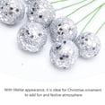 thumbnail image 4 of 40 piezas de bayas de acebo artificiales con purpurina, adornos navideños, decoración floral, guirnaldas, bolas de espuma para manualidades, adornos para árboles de Navidad, ramas de bayas de, 4 of 6