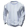 thumbnail image 3 of OSOLU Boys T-Shirts Striped Long Sleeve Crew Neck Party Casual Tops Comfortable Daily Wear Water Sport Tees, 3 of 4