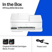 HP Envy 6552 Wireless All-in-One Color Photo Inkjet Printer, Scanner, Copier, 3mos Free Instant Ink