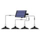 thumbnail image 1 of Lámparas colgantes con energía solar con panel ajustable Iluminación de encendido/apagado automático TFixol Lámpara de techo Soalr, 1 of 7