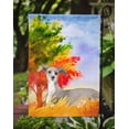 thumbnail image 3 of Carolines Treasures CK1939GF Drapeau de Taille de Jardin Lévrier Italien d'Automne, 3 of 3