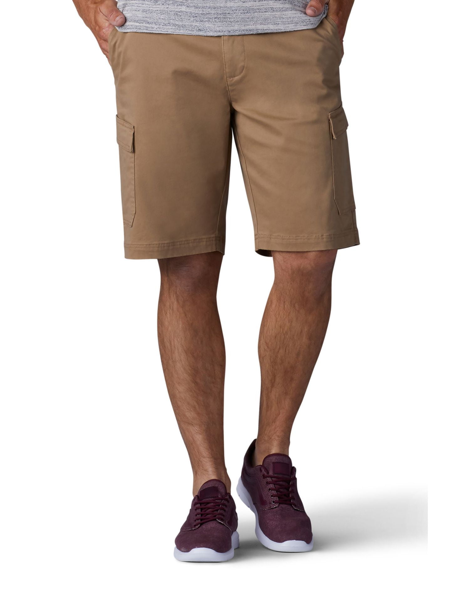 Lee Lee Men's Extreme Comfort Cargo Shorts Original Khaki, Original