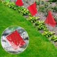 thumbnail image 2 of 20pcs Red Marking Flags for Lawn, Lawn Marking Landscape Flags, Yard Watering Flags, Non-Stick Irrig, 2 of 5