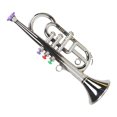 thumbnail image 4 of Trumpet 3 Tones Musical Wind Instruments For Children Toy Gold, 4 of 4