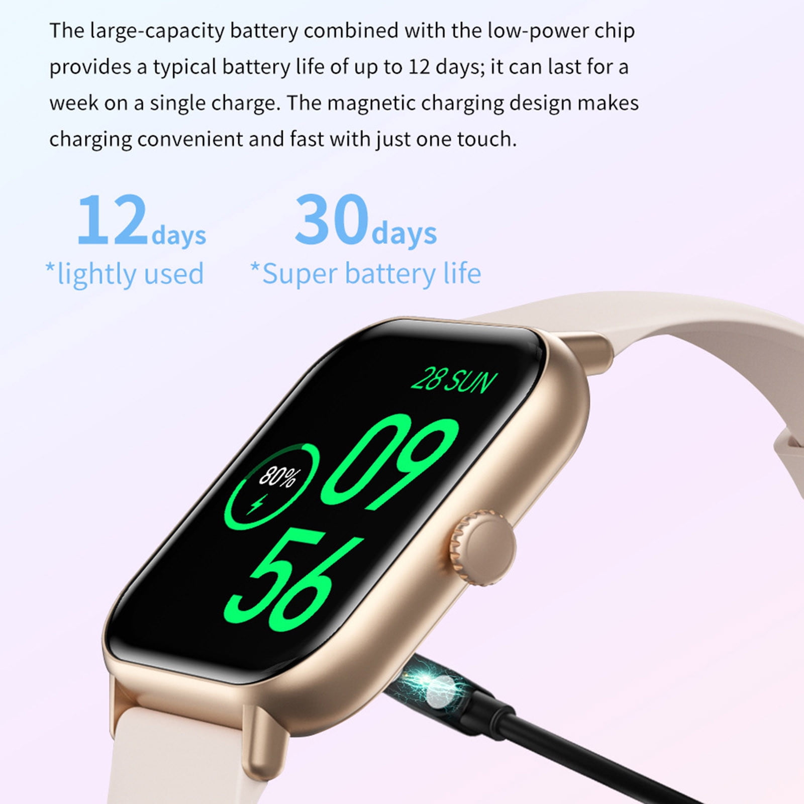 Blukids Smart Watch for Men Women, HD Screen,Answer/Make Call,IP68 Waterproof,Pedometer,Heart Rate Sleep Monitor,Outdoor Fitness Tracker,Smart Watch for Android iOS,Father’s Day Gift