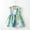 Light Blue, variant on Qingpeng Kids Girls Summer Casual Dresses Cotton Sleeveless Crew Neck Cute Print Dress