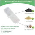 thumbnail image 5 of 10PCS Cat Water Fountain Filter Pet Water Fountain Replacement Filter Elements Water Dispenser Activated Carbon Filters, 5 of 5