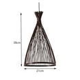 thumbnail image 2 of Lámpara Colgante de Techo Yuyangstore Candelabro de Bambú, 2 of 7