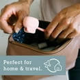 thumbnail image 3 of Haven Toothbrush Cover - Fits Electronic and Manual Toothbrushes - Toothbrush Case Holder for Travel - Set of Two Tooth Brush Cap Protectors (White and Coral), 3 of 4