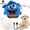 Azureberry Bobby, variant on Teddy Run-Interactive Dog Toys for Boredom Moving Dog Toy for Stimulating Play Pet Plush Squeaky Ball for Small Medium Breeds with Type C Cable