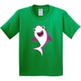 thumbnail image 3 of Inktastic Cute Shark, Little Shark, Pink Shark, Sea Animal Youth T-Shirt, 3 of 5