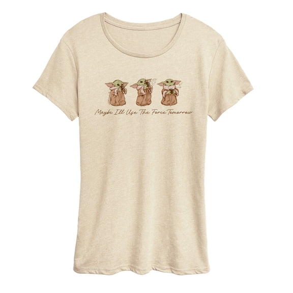 Star Wars - Grogu Use Force Tomorrow - Women's Short Sleeve Graphic T-Shirt