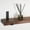 Set of 1, variant on Floating Shelf for Wall Mounted Book Shelf Hanging Shelves Floating Bookshelf for Bedroom, Bathroom, Living Room, Kitchen USA Grown Solid Hardwood, Dark Maple 36x7.5x1.5 in