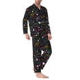 thumbnail image 2 of Balery I love you Mom Pijama para Hombre de Dos Piezas con Manga Larga, Conjunto de Dormir y Descanso Suave con Bolsillos-Large, 2 of 7