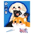 thumbnail image 1 of DIY Digital Oil Painting Cute Little Cat Hand Coloring Decoration NE W, 1 of 1