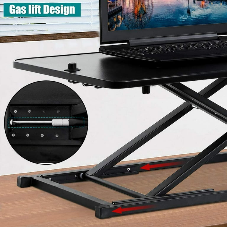 BestOffice Standing Desk Converter Electric Height Adjustable