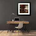 thumbnail image 4 of Circle Of Salvator Rosa 20x21 Black Modern Framed Museum Art Print Titled - Landscape with Figures (The Commission of St. Peter), 4 of 5