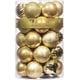 thumbnail image 2 of KI Store Bolas de Navidad Doradas 34 Piezas Adornos de decoración de árbol de Navidad de 2,36 Pulgadas para árbol de Navidad Corona navideña Adornos de decoración Ganchos Incluidos, 2 of 4