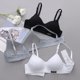 thumbnail image 3 of Ropa interior fina ajustable de verano para niñas estudiantes de secundaria pecho pequeño copa grande no vacía fruncida sujetador sin aro de acero, 3 of 6