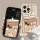 thumbnail image 2 of Fundas de teléfono con dibujo de oso para iPhone, carcasa trasera con dibujos animados para iPhone 11, 14, 15 Pro Max, 12, 13 Pro, XS Max, XR, X, 7, 8 Plus, SE 2022, SE2020, 2 of 5