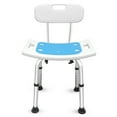 Nurhome Shower Stool with Back for Inside Shower Bath Chair for Seniors