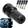 thumbnail image 1 of 1pc 1/4" Hex Shank Drill Chuck Conversion Kit Converter Impact Driver 1/2" Square Quick Change Adapter Converts Air Power Wrench, 1 of 5