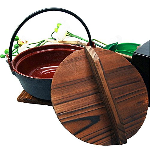 XICHENGSHIDAI Thicken Japanese sukiyaki Sets small pot cast iron pot Japanese pot stew pot hot pot With stove set 