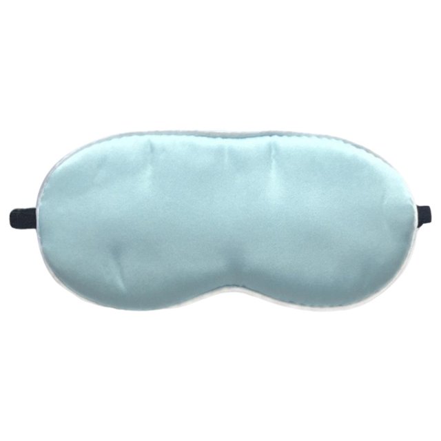 para dormir de seda natural, lindo, cómodo, elástico, transpirable, para cubrir los ojos del bebé Azul jinwen Cubierta de sueño de seda