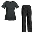thumbnail image 1 of Women's Scrubs Set Scrub Top and Pants Scrubs Set, 1 of 3