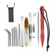 thumbnail image 1 of Greeniant Marlin Set Agujas de cordones Acero inoxidable Profesional Pequeña artesanía Costura Reutilizable Extraíble Tejer Pin Trabajo de cuero carpas 14 piezas rojo Greeniant OD023335-19B, 1 of 6