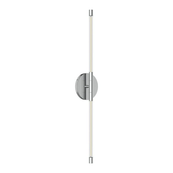 WS74226-CH-Kuzco Lighting-Motif - 9W LED Wall Sconce-25.63 Inches Tall and 0.75 Inches Wide-Chrome Finish