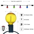 thumbnail image 2 of Cadena de luces GOOTHY G40, 7,5 m, multicolor, 27 LED, 120 V, 2 of 8