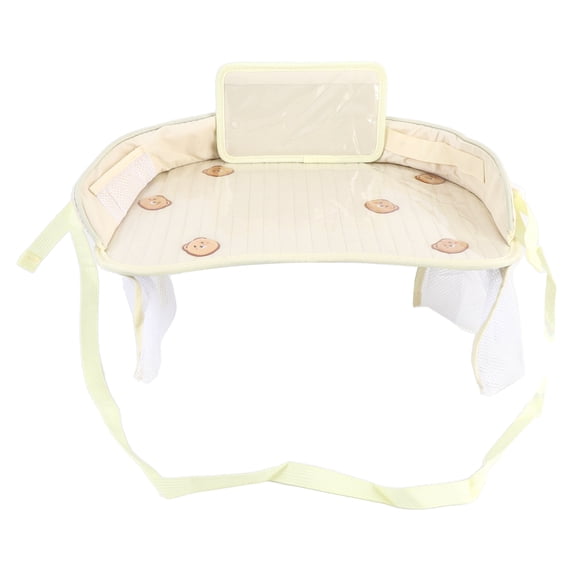 M Buder Car Seat Tray Water Resistant Kids Travel Lap Tray for Car Bear, 18.89 inches / 48 cm Length
