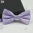 thumbnail image 7 of Naierhg New Arrival Men's Fashion Plain Bowtie Polyester Pre Tied Wedding Bow Tie Suits Tie, 7 of 7