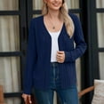 thumbnail image 2 of Birdeem Cardigan en Tricot Uni pour Femmes avec Boutons et Poches, Cardigan Vert, 2 of 7