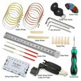 thumbnail image 5 of Electric Guitar Bass Care Repairing Tools Set Luthier Setup Maintenance Kit Portable, 5 of 5